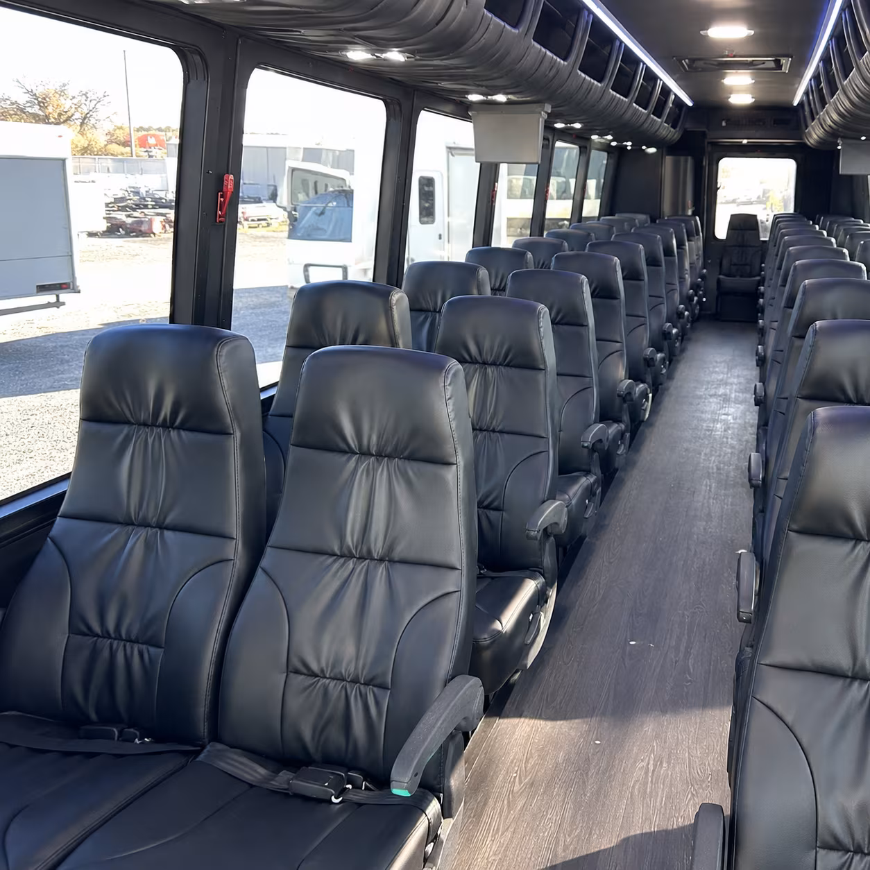 accessible wedding transportation buses available in moore