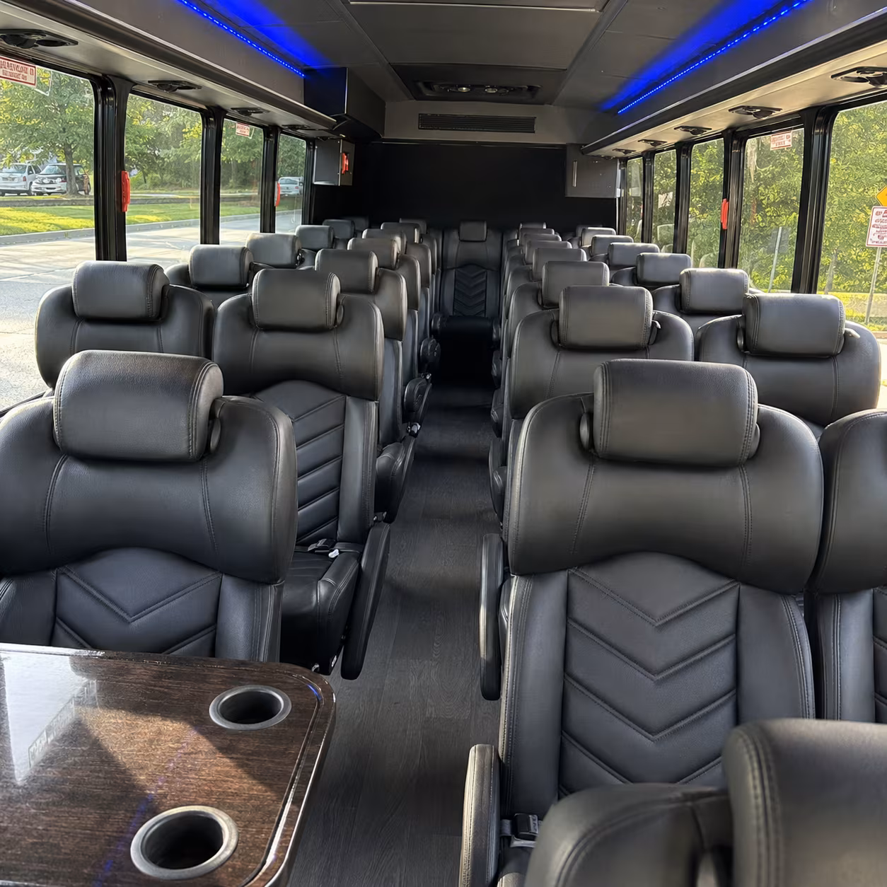 corporate wine tour bus rentals for moore and oklahoma city area teams