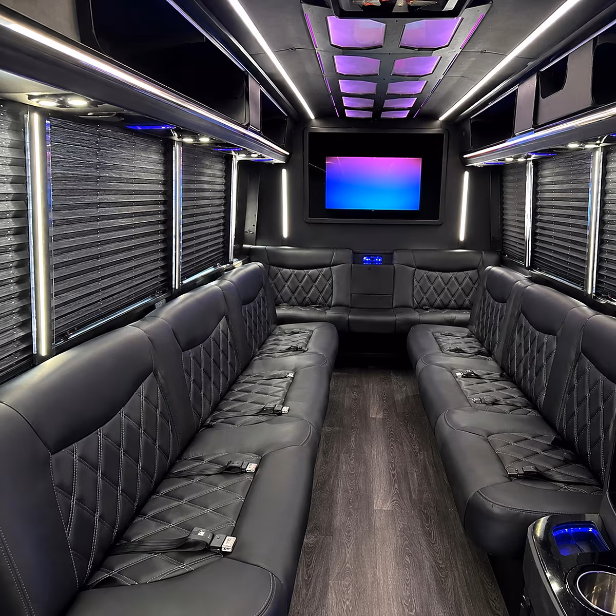 moore corporate event party bus rental
