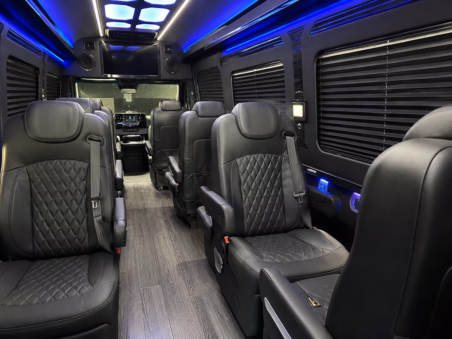moore corporate event transportation onboard seating