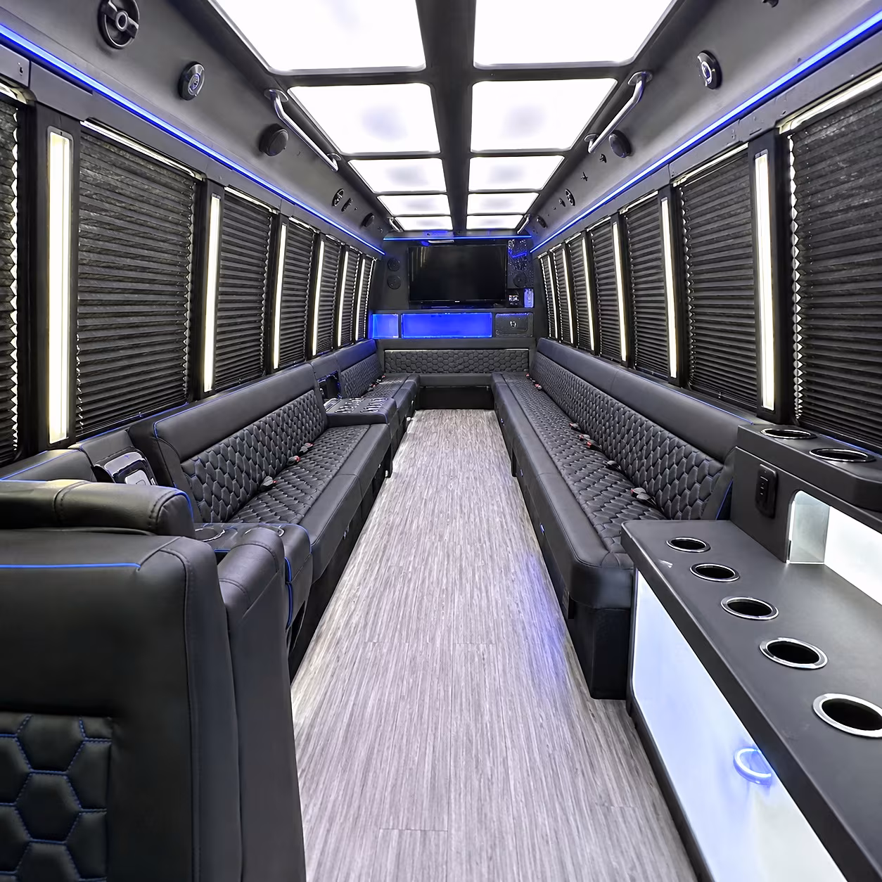 moore party bus inside