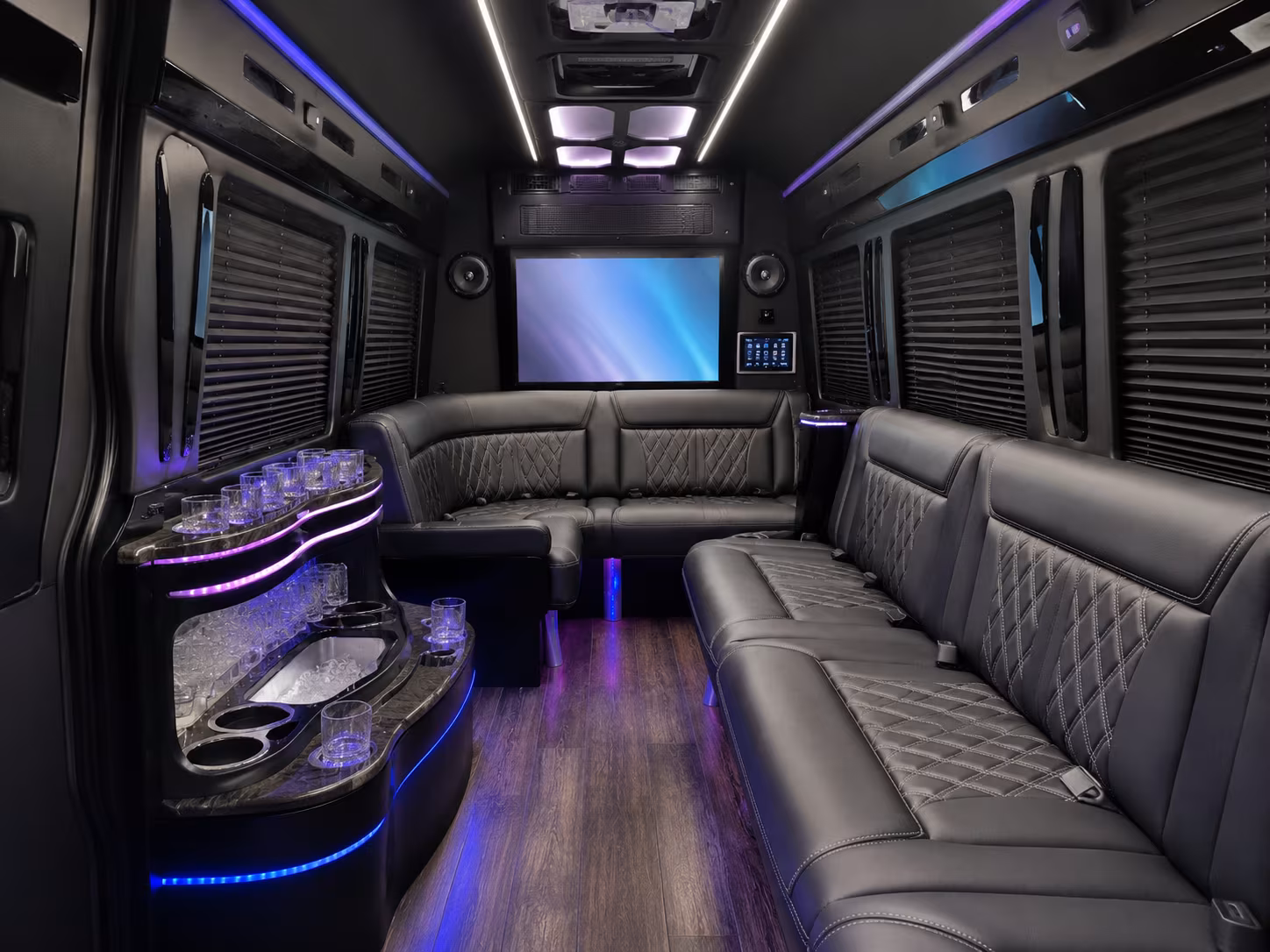 moore sprinter limousine interior