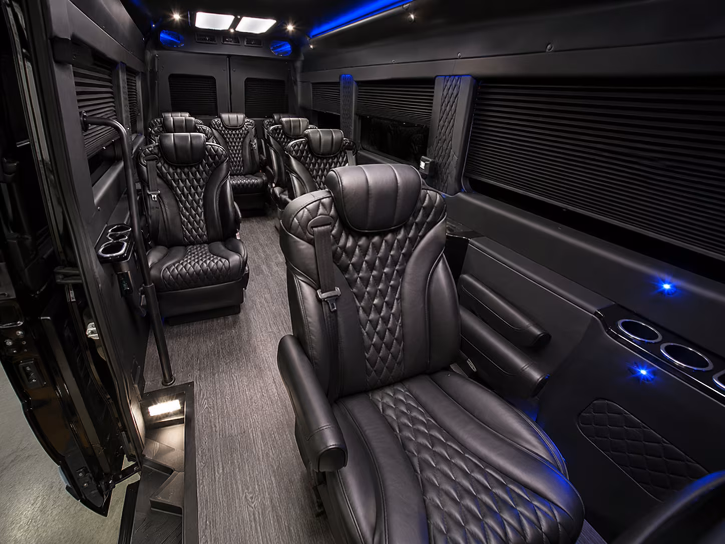 moore sprinter van with driver inside