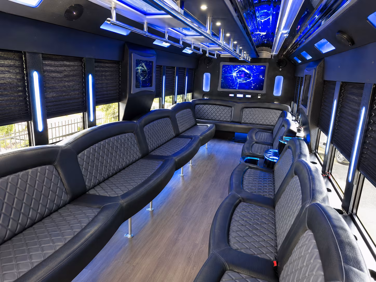 party buses for moore wedding parties and bridal groups